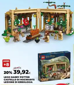 Extracoop Lego harry potter castello di hogwarts lezione di erbologia offerta