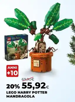 Extracoop Lego harry potter mandragola offerta