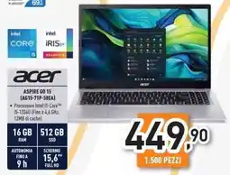 Unieuro acer ASPIRE GO 15 (AG15-71P-58EA) offerta