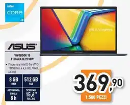 Unieuro ASUS VIVOBOOK 15 F1504VA-NJ2338W offerta