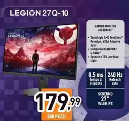 Unieuro Lenovo GAMING MONITOR 68C6GAC4IT offerta