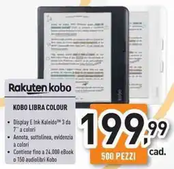 Unieuro Kobo libra colour offerta