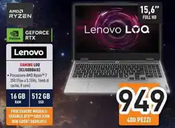 Unieuro Lenovo GAMING LOQ (83JG00B6IX) offerta