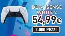 Unieuro Dual sense white 2 offerta