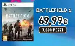Unieuro PS5 BATTLEFIELD 6 offerta