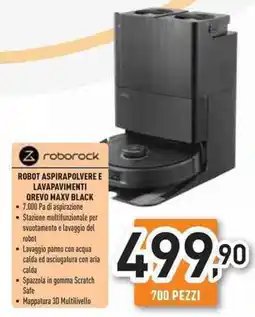 Unieuro ROBOT ASPIRAPOLVERE E LAVAPAVIMENTI QREVO MAXV BLACK offerta