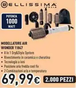Unieuro BELLISSIMA MODELLATORE AIR WONDER 11847 offerta