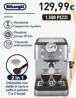 Unieuro DeLonghi EM450.M offerta