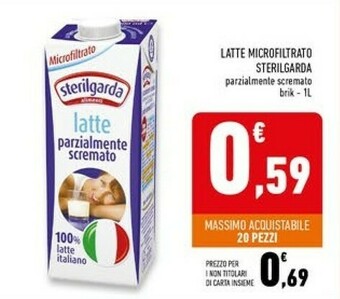 Conad Superstore Latte parzialmente scremato offerta
