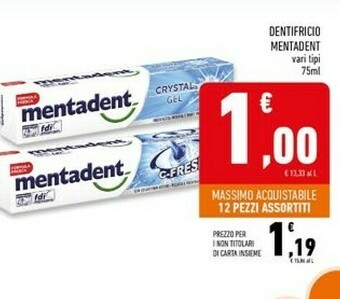 Conad Superstore Dentifricio offerta