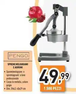 Unieuro Pengo spremi melograno e agrumi offerta