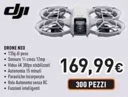 Unieuro DJI DRONE NEO offerta