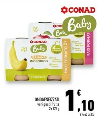 Conad Superstore Omogeneizzati offerta