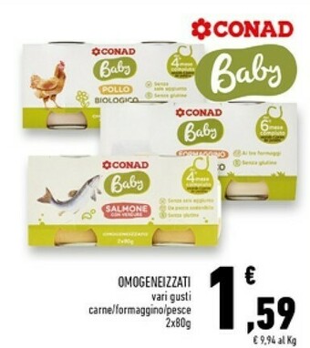 Conad Superstore Omogeneizzati offerta