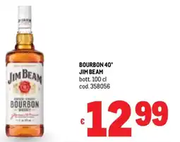 Metro Bourbon 40° JIM BEAM offerta