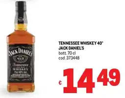 Metro Tennessee whiskey 40° JACK DANIEL'S offerta
