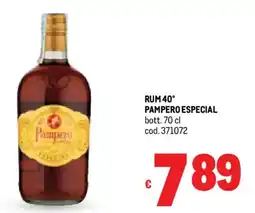 Metro Rum 40° PAMPERO ESPECIAL offerta