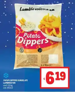 Metro Patate dippers surgelate LAMBWESTON offerta