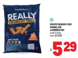 Metro Patate crunchy 9x9 surgelate LAMBWESTON offerta