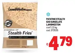 Metro Patatine stealth 6x6 surgelate LAMBWESTON offerta
