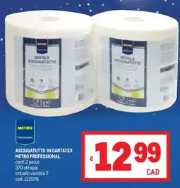 Metro Asciugatutto in cartatex METRO PROFESSIONAL offerta