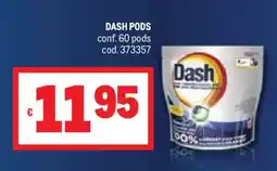 Metro DASH pods conf. 60 pods offerta