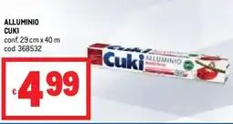 Metro Alluminio CUKI offerta