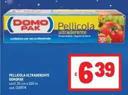 Metro Pellicola ultraderente DOMOPAK offerta