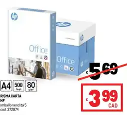 Metro Risma carta HP offerta