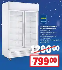 Metro Vetrina refrigerata METRO PROFESSIONAL offerta