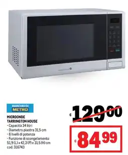 Metro Microonde TARRINGTON HOUSE offerta