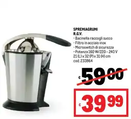 Metro Spremiagrumi R.G.V. offerta