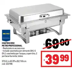 Metro Chafing dish METRO PROFESSIONAL offerta