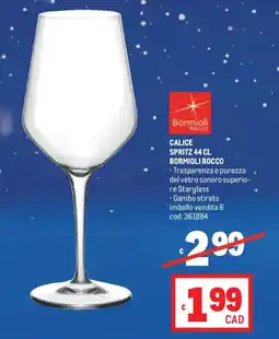 Metro Calice spritz BORMIOLI ROCCO offerta