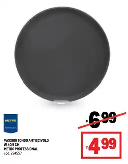Metro Vassoio tondo antiscivolo METRO PROFESSIONAL offerta