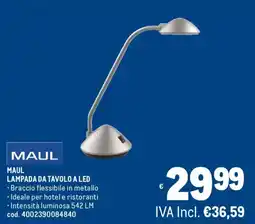 Metro Maul lampada da tavolo a LED offerta