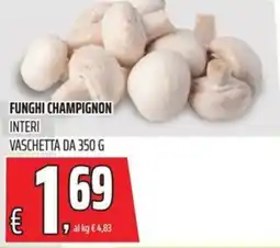 Coop Funghi champignon interi vaschetta offerta