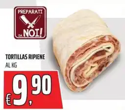 Coop Tortillas ripiene offerta