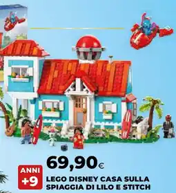 Ipercoop Lego disney casa sulla spiaggia di lilo e stitch offerta