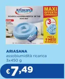 Acqua & Sapone ARIASANA assobiumidità ricarica offerta