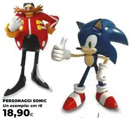 Ipercoop Personaggi sonic offerta