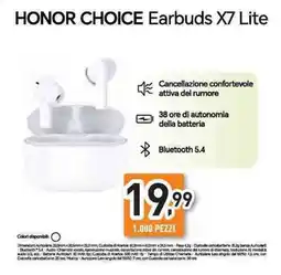 Unieuro HONOR CHOICE Earbuds X7 Lite offerta