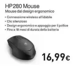 Unieuro HP 280 Mouse offerta