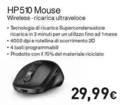 Unieuro HP 510 Mouse offerta