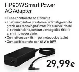 Unieuro HP90W Smart Power AC Adapter offerta