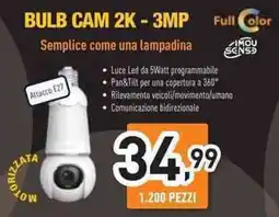 Unieuro IMOU BULB CAM 2K-3MP offerta