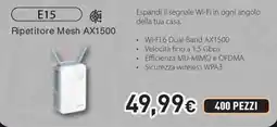 Unieuro D-Link E15 Ripetitore Mesh AX1500 offerta