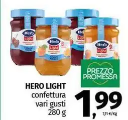 Pam HERO LIGHT confettura offerta