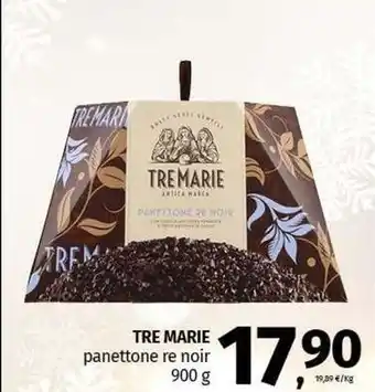 Pam TRE MARIE panettone re noir offerta