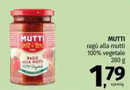 Pam MUTTI ragù alla mutti 100% vegetale offerta
